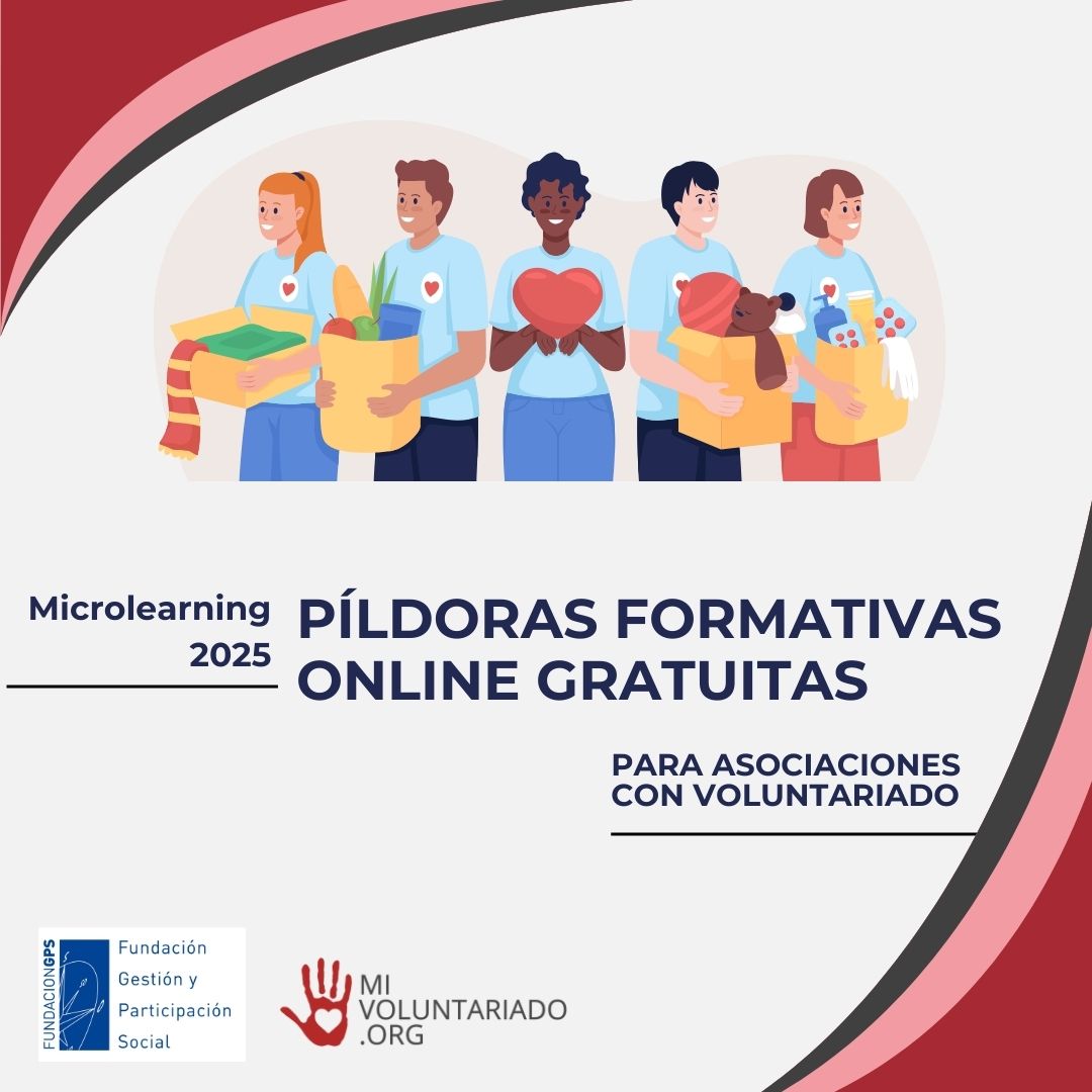 Microlearning 2025: píldoras online gratuitas para asociaciones con voluntariado